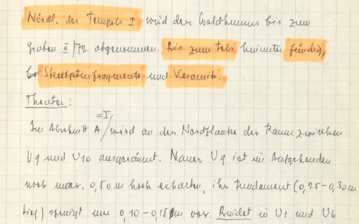 Grabungsdokumentation