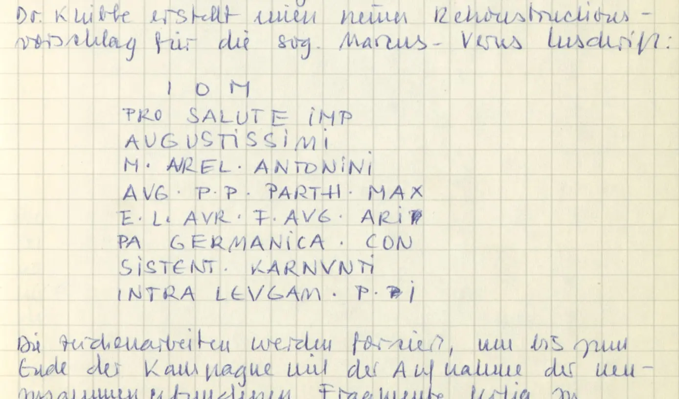 Grabungsdokumentation